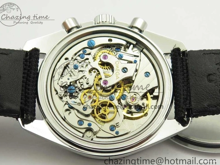 0723 Speedmaster SS Snoopy OMF Best Edition White Dial on Nylon Strap Manual Winding Chrono Movement WellDesigned 7990